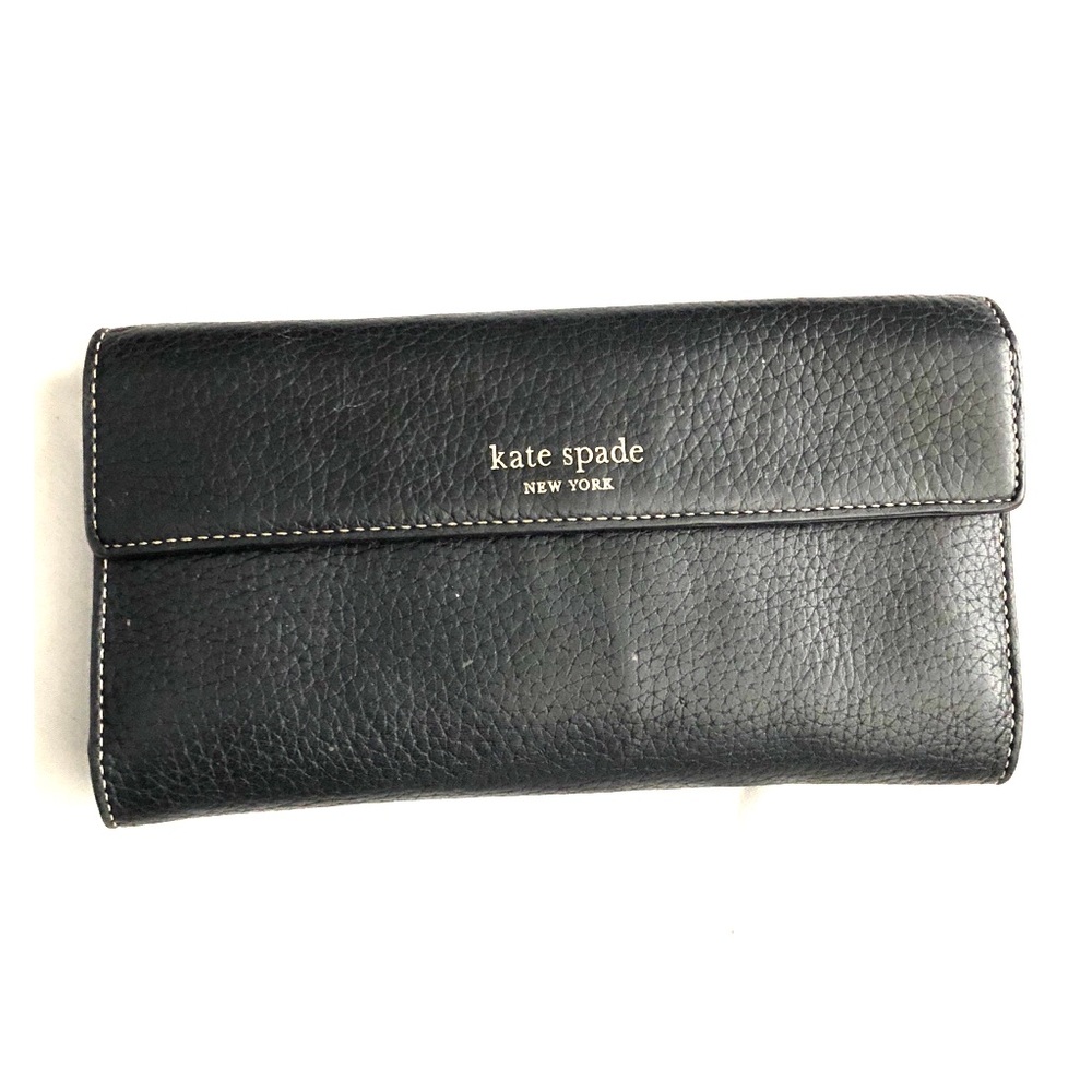Black Leather Kate Spade Wallet